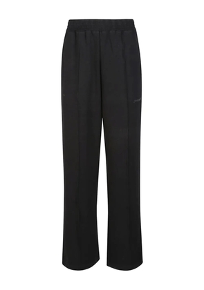 HINNOMINATE logo-print elastic-waistband pants - Black