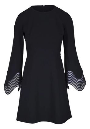 Akris Punto wavy-cuff mini dress - Black