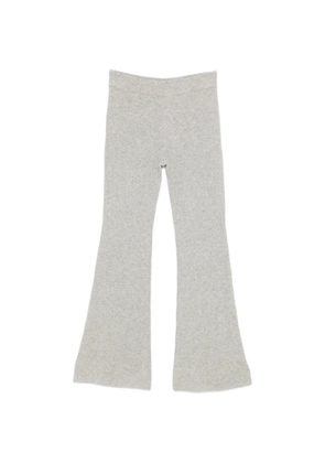 BOMPARD ribbed flared trousers - Grey