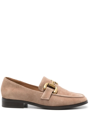 Bibi Lou Zagreb suede loafers - Neutrals