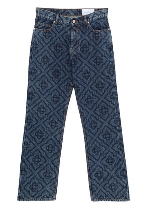 Casablanca Laser Monogram jeans - Blue