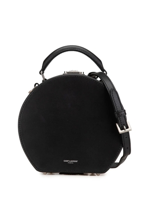 Saint Laurent Pre-Owned 2018 Small Leather Mica Hatbox satchel - Black