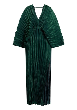 L'IDÉE pleated maxi dress - Green