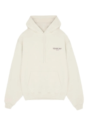 REPRESENT 247 logo-print hoodie - Neutrals