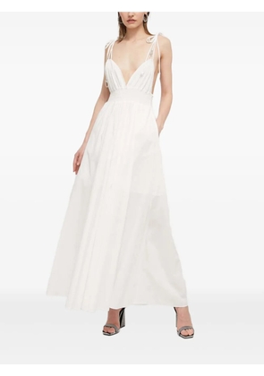 HUGO tie-strap maxi dress - White