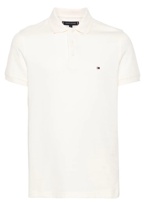 Tommy Hilfiger tipped-collar polo shirt - Neutrals
