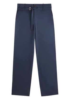 Tod's drawstring-belt chinos - Blue