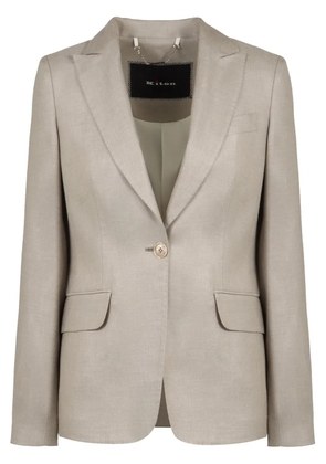 Kiton mélange-effect blazer - Neutrals