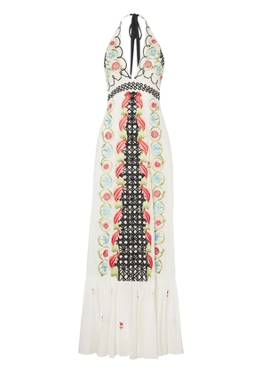 Temperley London Florentine maxi dress - White