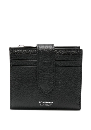 TOM FORD leather zip-fastening wallet - Black