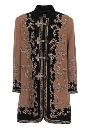 A.N.G.E.L.O. Vintage Cult 1980s floral-print coat - Brown