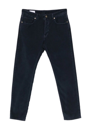 Incotex logo patch trousers - Blue