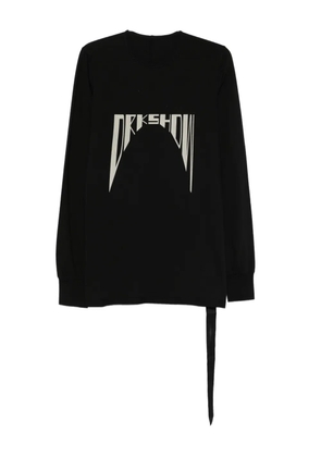 Rick Owens DRKSHDW graphic-print long-sleeve t-shirt - Black