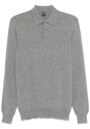 Fedeli cashmere polo shirt - Grey