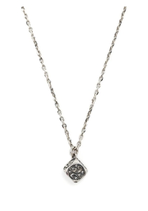 Emanuele Bicocchi arabesque dice pendant necklace - Silver