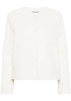 BOSS check-pattern padded jacket - Neutrals