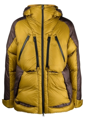 Colmar two-tone hooded down jacket - Yellow