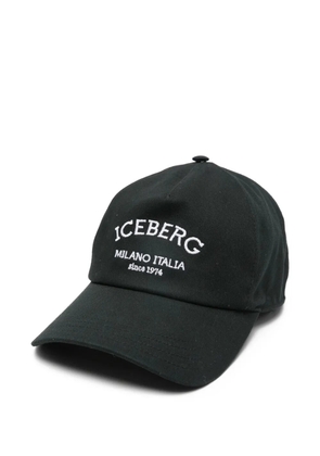 Iceberg black baseball cap - White