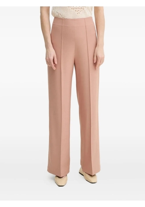AERON wrap-front split-hem trousers - Pink