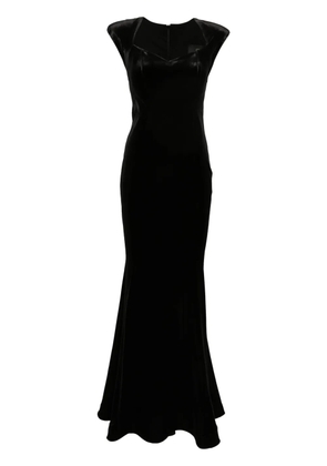 CRISTALLINI Monaco velvet dress - Black