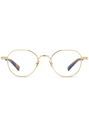 Saint Laurent Eyewear logo-engraved glasses - Gold
