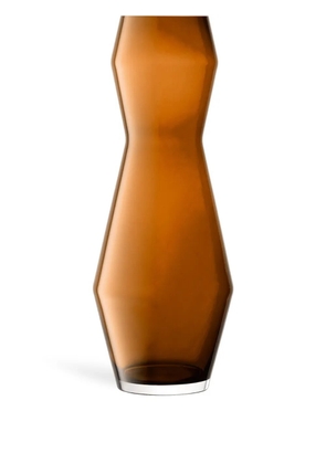 LSA International Sculpt glass vase (65cm x 25cm) - Brown