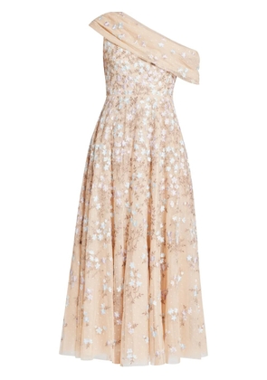 Needle & Thread Everett Bloom gown - Neutrals