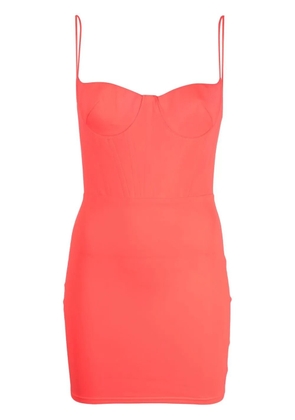 Alex Perry Deacon sweetheart neckline minidress - Pink