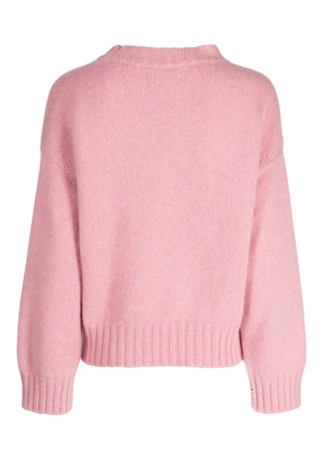 Pringle of Scotland cropped cashmere jumper - Pink