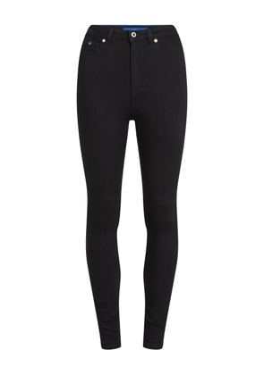 Karl Lagerfeld Jeans high-rise skinny jeans - Black