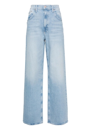 MOTHER Spinner high-rise straight-leg jeans - Blue