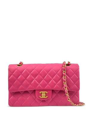 CHANEL Pre-Owned 2000 medium Double Flap shoulder bag - Pink