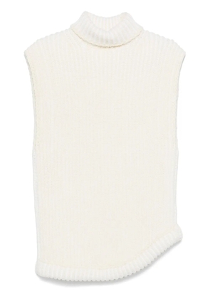 Victoria Beckham roll-neck vest - Neutrals