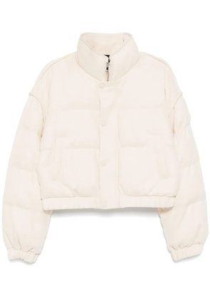 tout a coup cropped down jacket - Neutrals