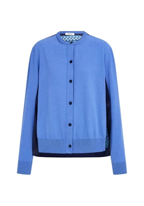 Ferragamo button panel cardigan - Blue