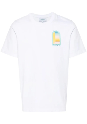 Casablanca L'Arche De Jour cotton T-Shirt - White
