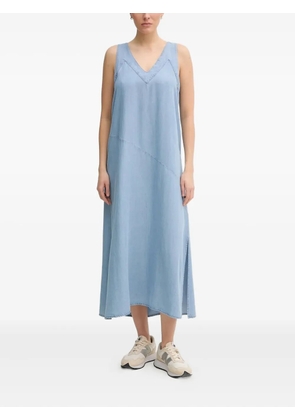 DKNY V-neck sleeveless midi dress - Blue