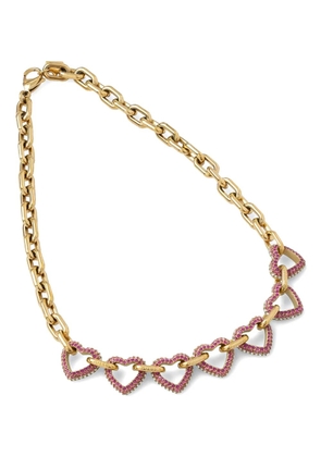 GUESS USA crystal-embellished necklace - Gold