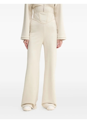 PINKO corset-waist trousers - Neutrals