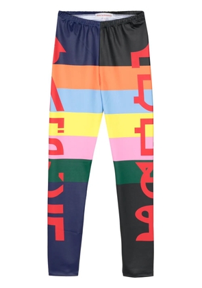 Walter Van Beirendonck Cosmic Dancer graphic-print leggings - Red