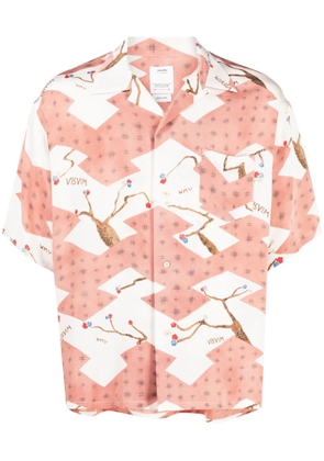 visvim graphic-print short-sleeve shirt - White