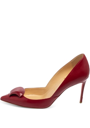 Christian Louboutin Pre-Owned 80mm leather pumps - Red