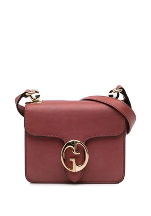 Gucci Pre-Owned 2016-present Small Leather 1973 crossbody bag - Red