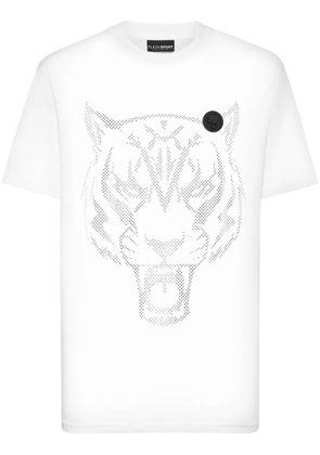 Plein Sport tiger-motif T-shirt - White