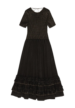 GANNI jersey maxi dress - Black