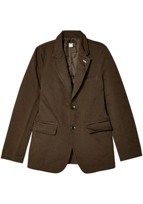 Comme Des Garçons Shirt jacquard blazer - Brown