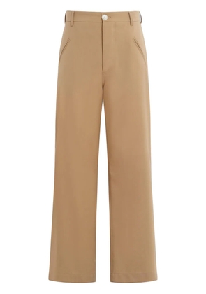 Marni virgin wool straight-leg trousers - Neutrals