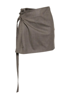 Monse striped skirt - Neutrals