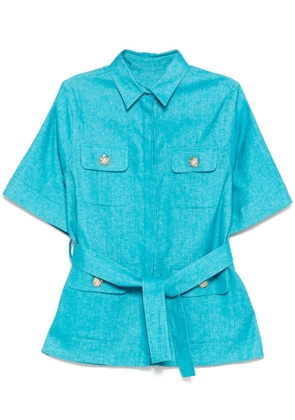 Elie Saab safari jacket - Blue