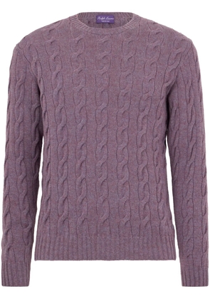 Ralph Lauren Purple Label cable-knit jumper